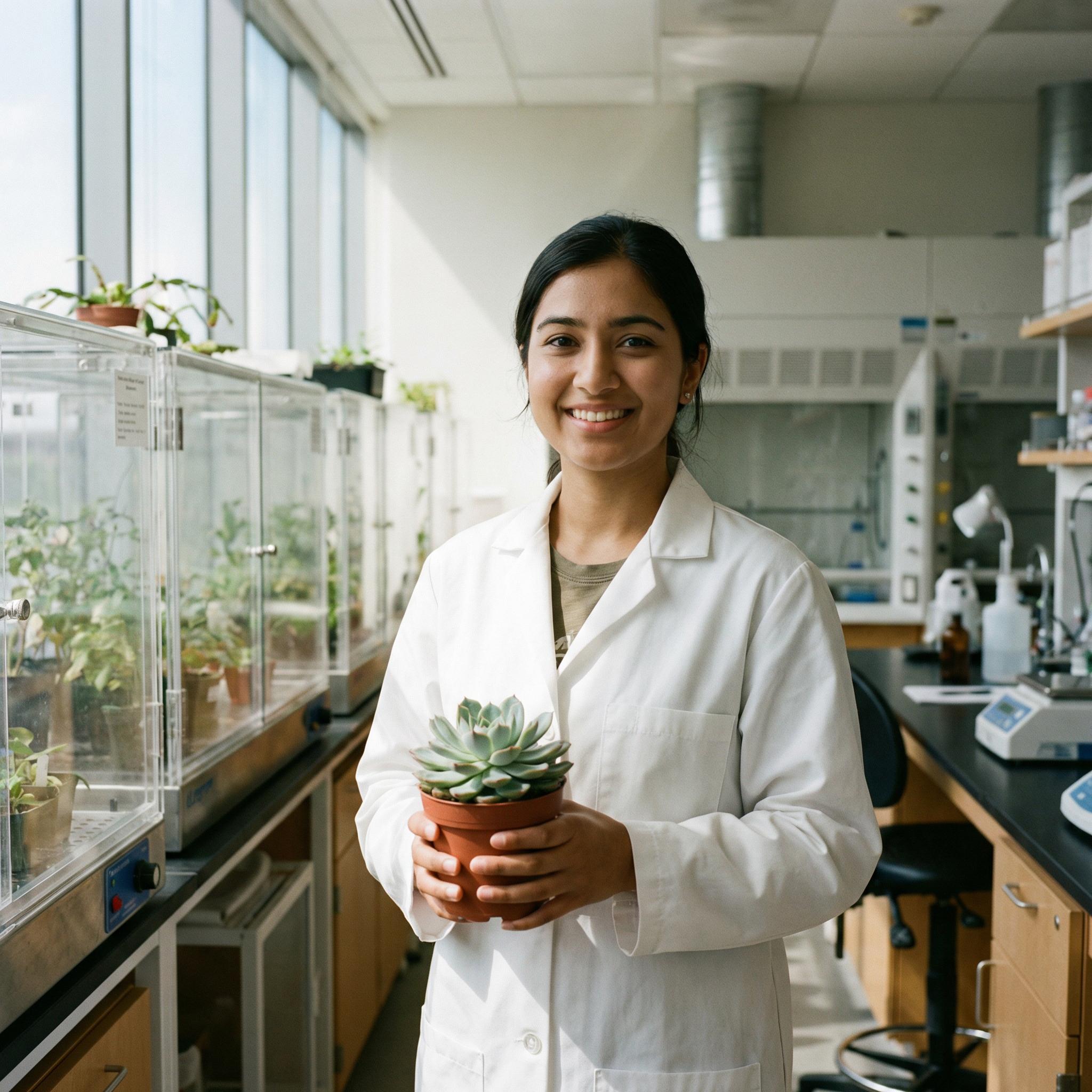 抖阴植物研究员林小薇