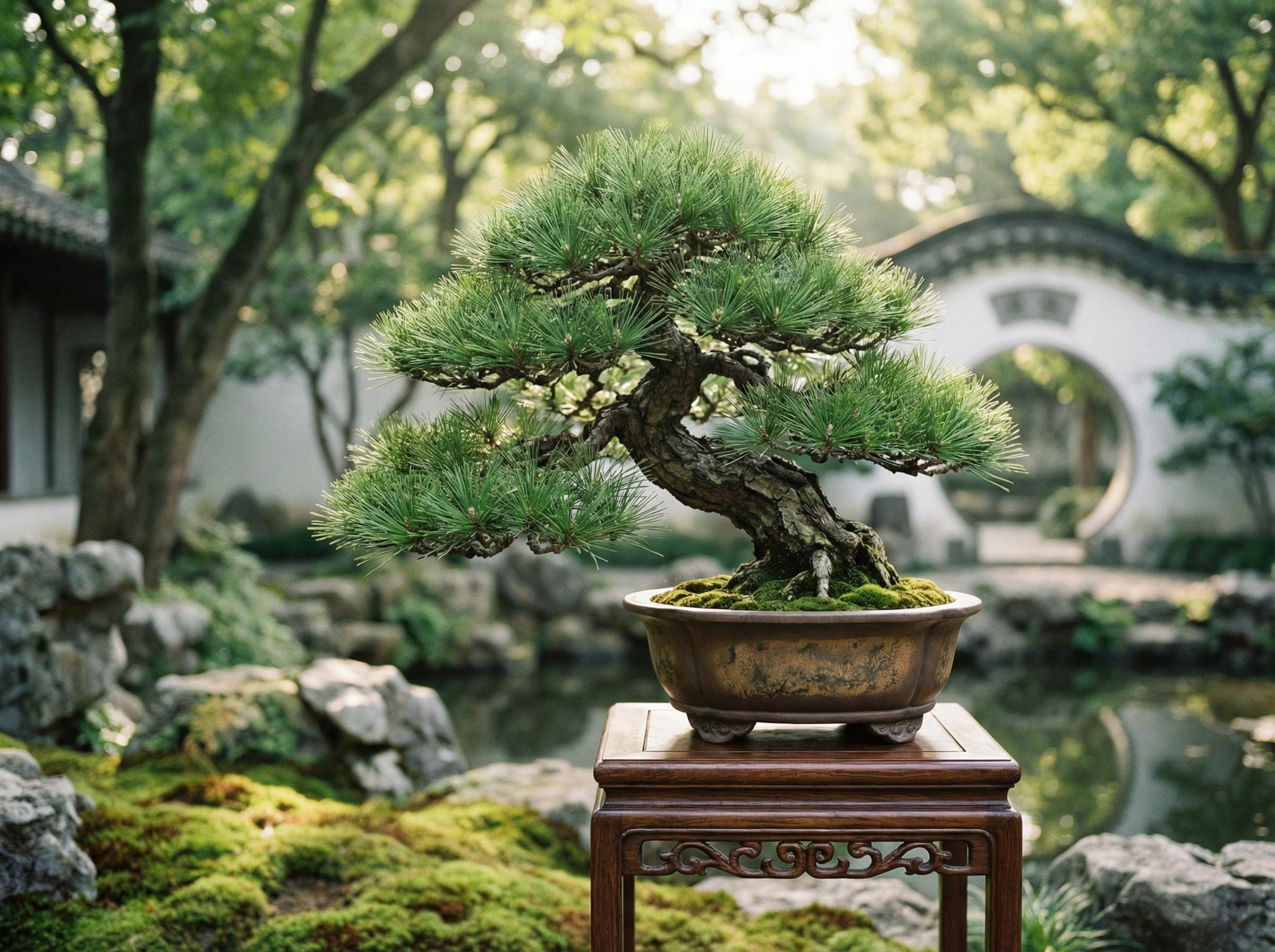 抖阴抖阴精选：五针松盆景养护视频教程